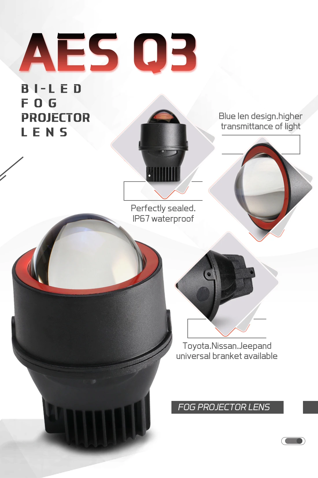 aes projector fog lamp