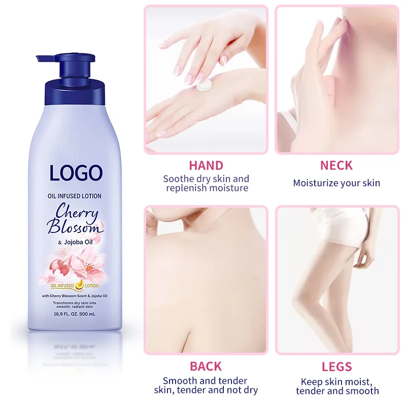 Wholesale Japanese Perfumed Body Lotion Set Natural Organic Jojoba And