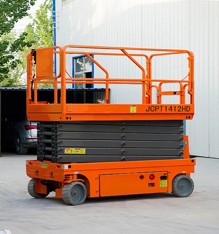 low price scissor lift hydraulic platform self-pro