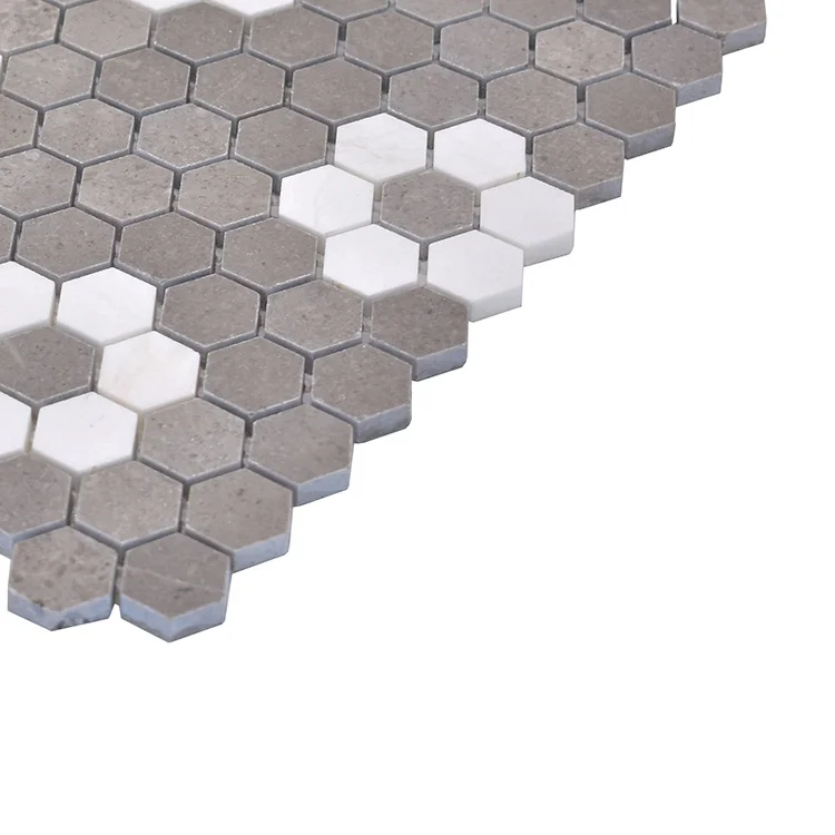 Design Acquabianca Cinderella Hoeycomb Stone Moonight Modern Mosaic Hexagon Office Building Online Technical Support Minimalist
