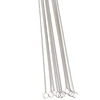 Stainless Steel Twisted Have Eye Jewelry Threading Tools 0.49 mm Beading Needles For Stringing Gemstone Or Metal Beads