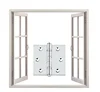 Unique Design Ball Bearing 3 Inch Small Door Hinge Brushed Plane for Wardrobe Doors