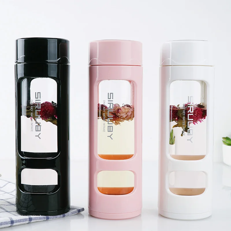 glass water bottles custom logo