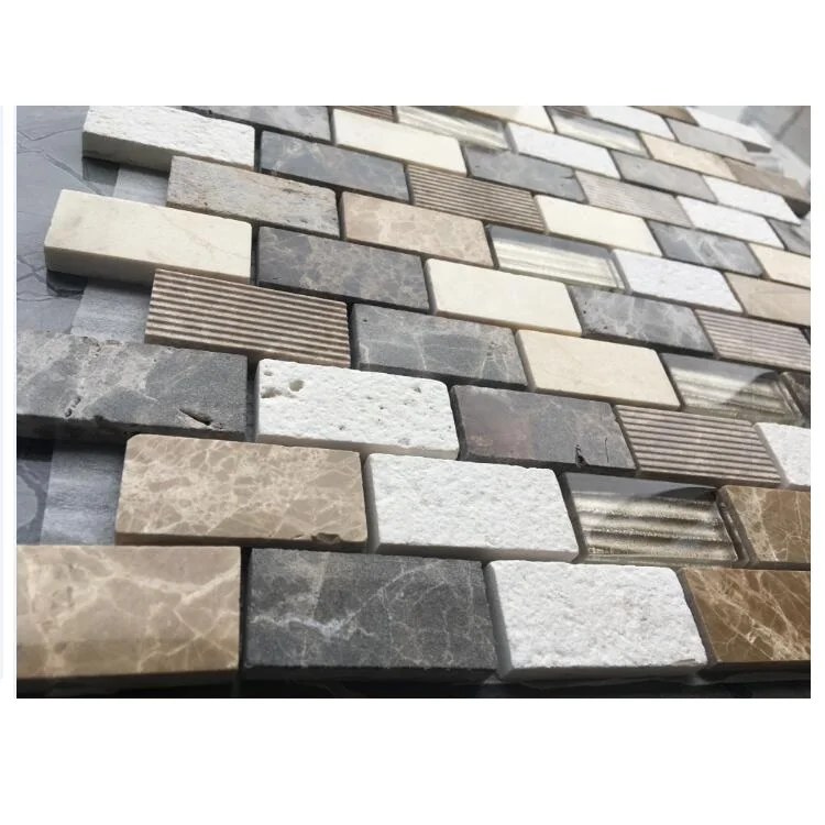 Горячая продажа натурального камня мозаика мраморная мозаика стеклянная мозаика Производство из Фошань Китай