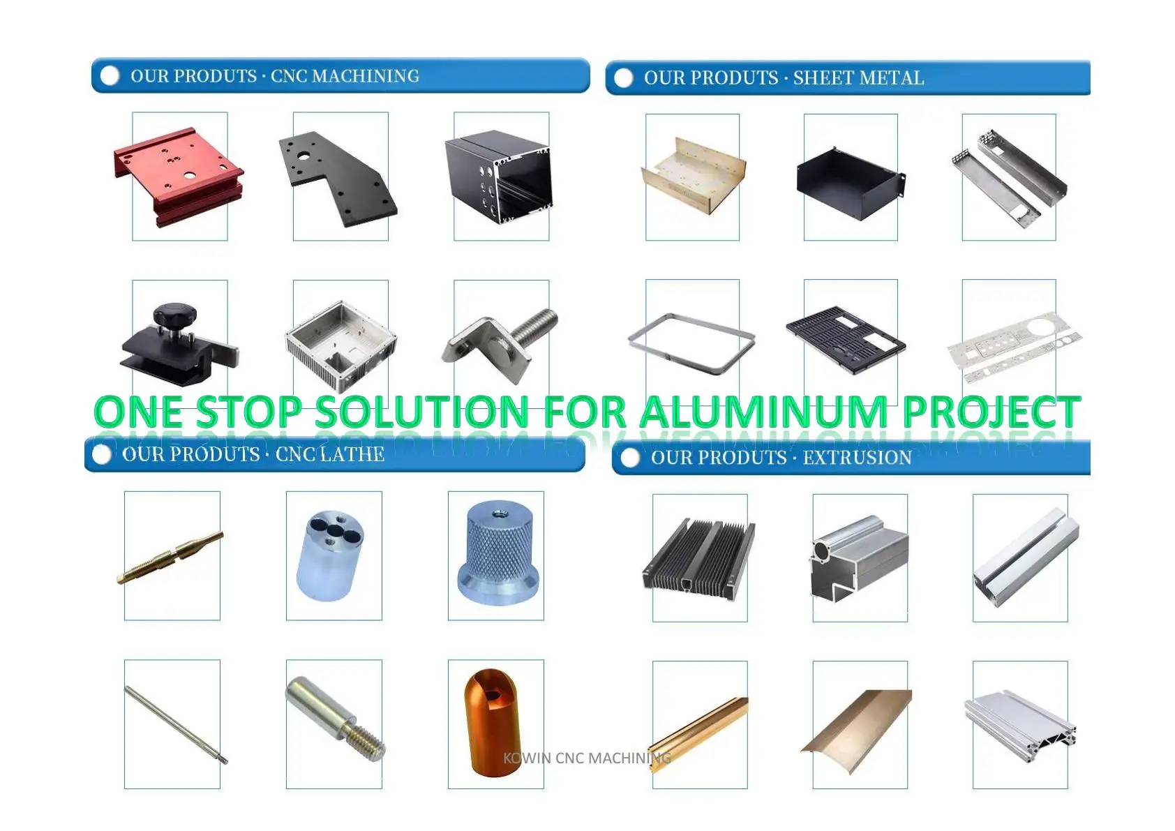 Aluminum Extrusion Shape Chart