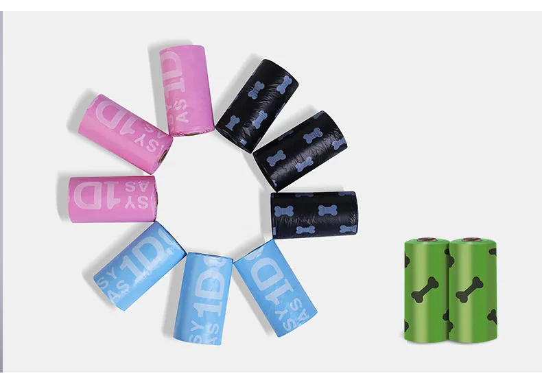 product-1-1 ODM/OEM Disposable Dog Poop Bags Hot-Selling EPI Biodegradable Pet Waste Pickup Bags