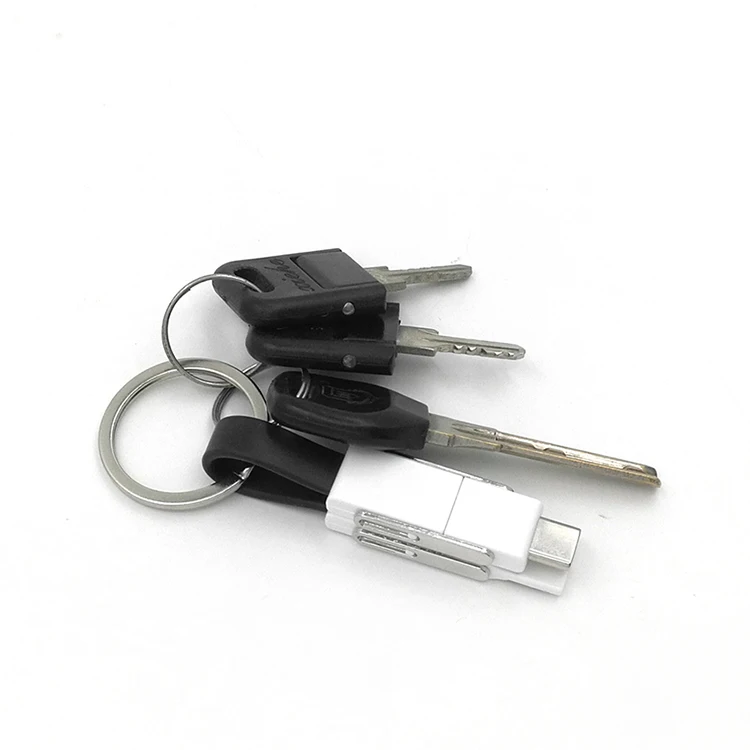 5 in 1 Magnetic Charging Cable With Keyring USB C To Android Type C Micro USB Smart Phone Change Cable - ANKUX.COM
