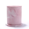 Luxury best home decoration pink ceramic cup scented candles on sale