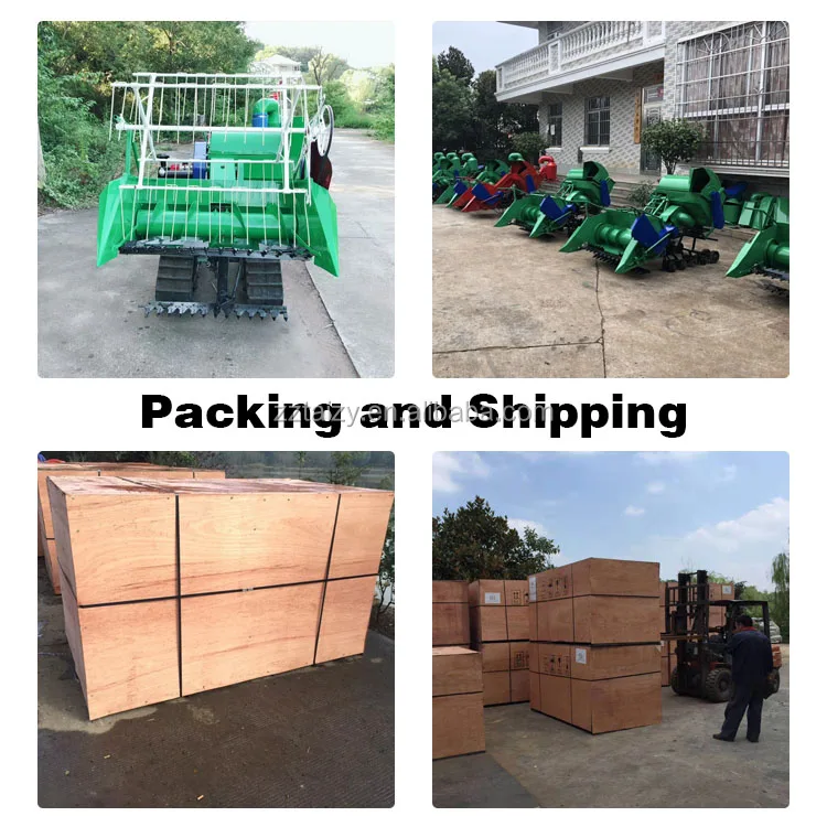 large output capacity portable engine mannual combine rice mini harvester