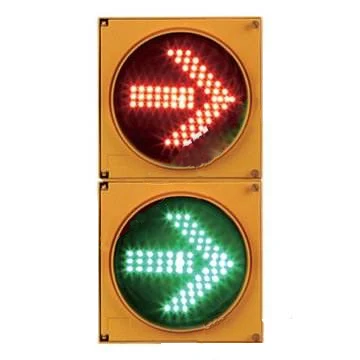 300mm 2 section red green 12V volt led arrow light traffic signal light