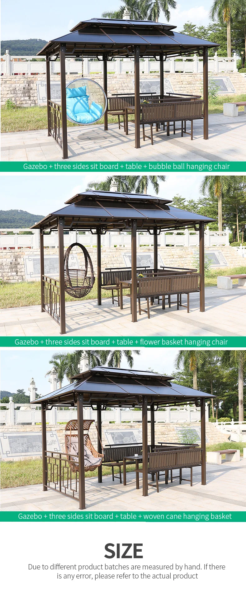outdoor cabana for sale on Uv Resistant Polycarbonate Double Roof Hardtop Gazebo Canopy Pavilion Tent Buy Outdoor Uv Resistant Patio Garden Gazebo Double Roof Hardtop Garden Pavilion Uv Resistant Polycarbonate Double Roof Hardtop Gazebo Canopy Pavilion Tent Product On Alibaba Com