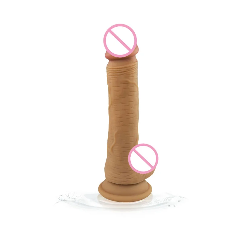 Realistic Silicone Penis Sex Toy with power function vubrator For Womenand girl