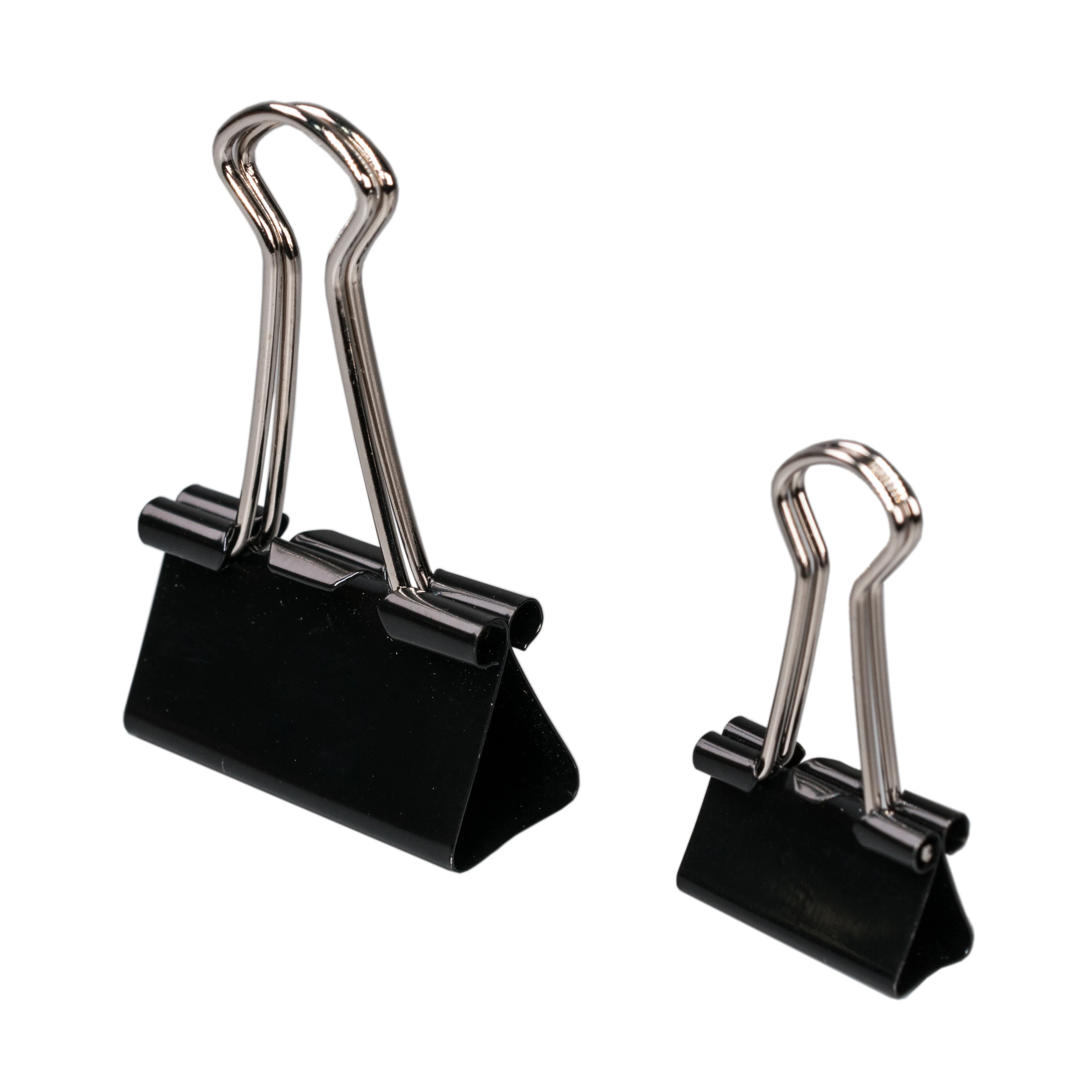 Wholesale Customization 19mm Metal Sheet Binder Clips Black Metal Paper