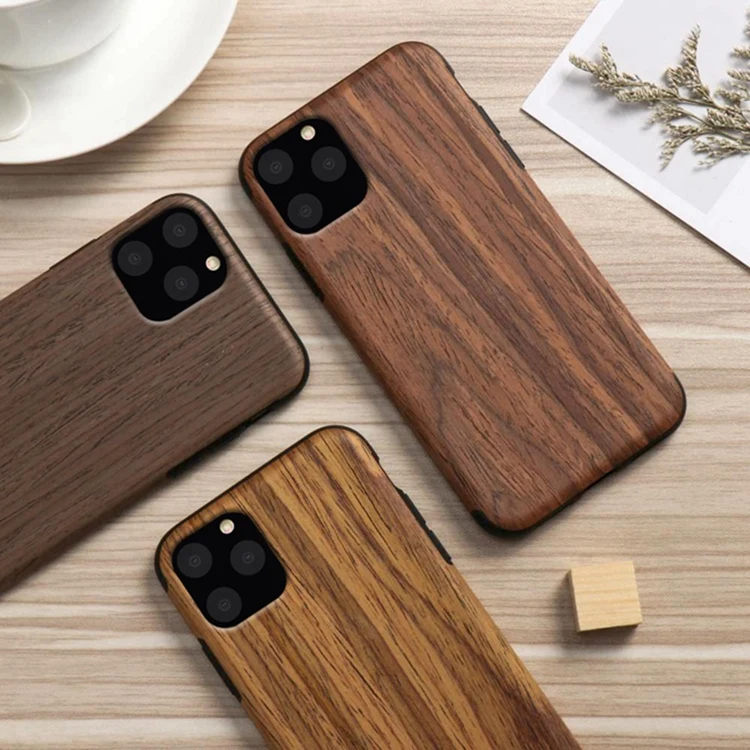 OTAO OEM Custom Design Wood Grain Mobile Phone Cover For iphone 11 Pro MAX XS XR X 7 8 Plus TPU Soft Phone Case Carcasa Celular