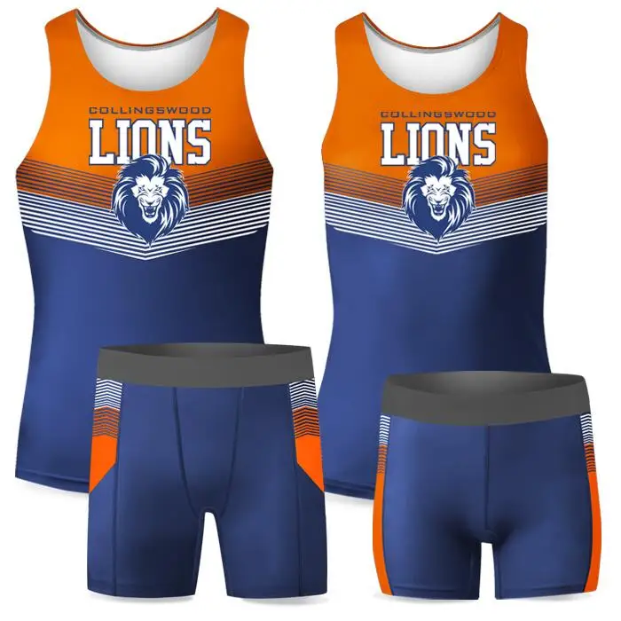 Custom Printed Sublimation Professional Team Group Running Track And