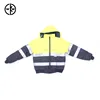 Hi viz 3m reflective stripes winter jacket