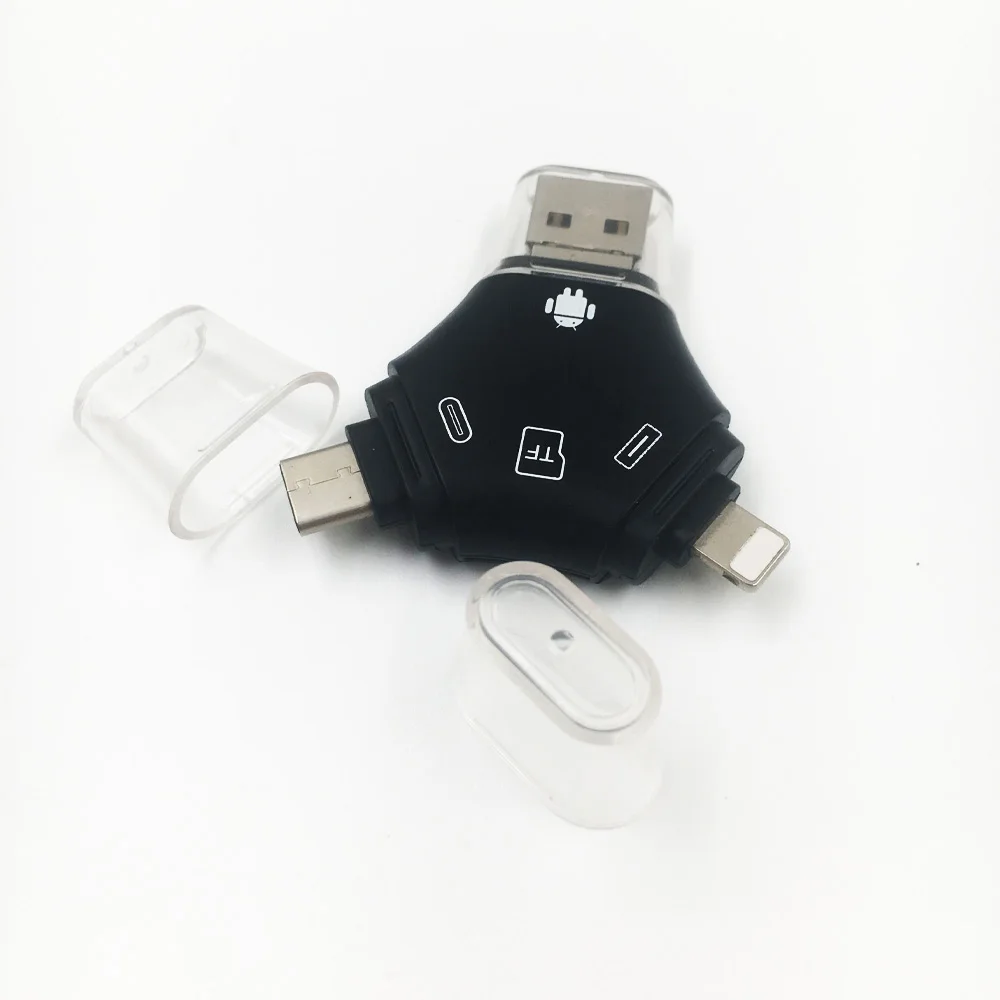 4 in 1 TF Card Slot USB2.0 OTG Card Skimmer Common interface Card Reader - ANKUX.COM