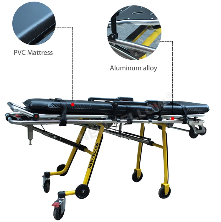 Nfa8 Multilever Full Automatic Loading Ambulance Stretcher Dimensions