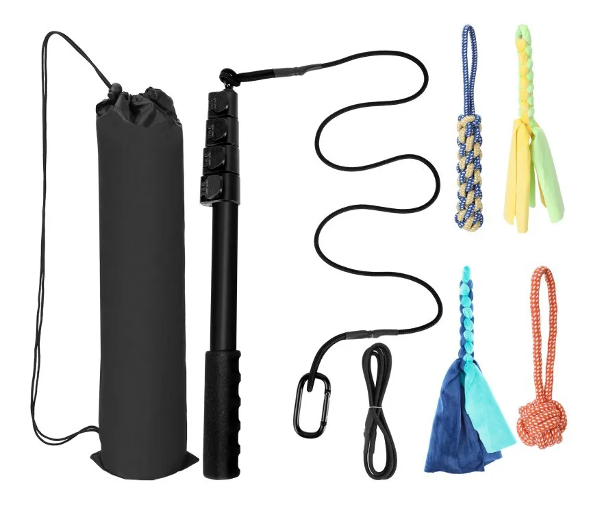 Eco-Friendly Telescopic Retractable Plastic Pet Training Stick Dog and Cat Toy Stick