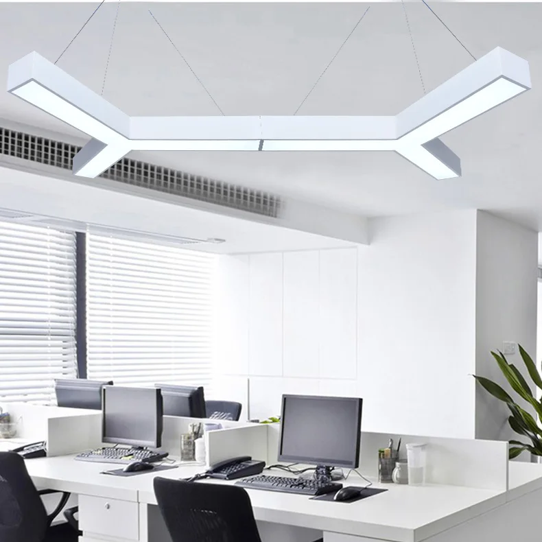 product led shaped star creative irregular hexagonal pendant light for office gym shopping mall supermarket energy efficient-20