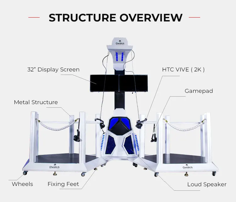 Double Magic Interactive Adult Shooting Vr Walking Simulator For Vr