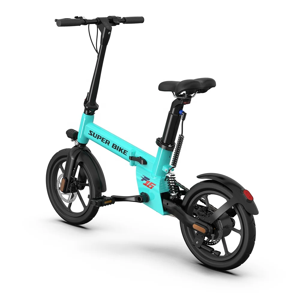 2021 Angelol Folding Electric Bike Small Foldable Lithium Battery Road