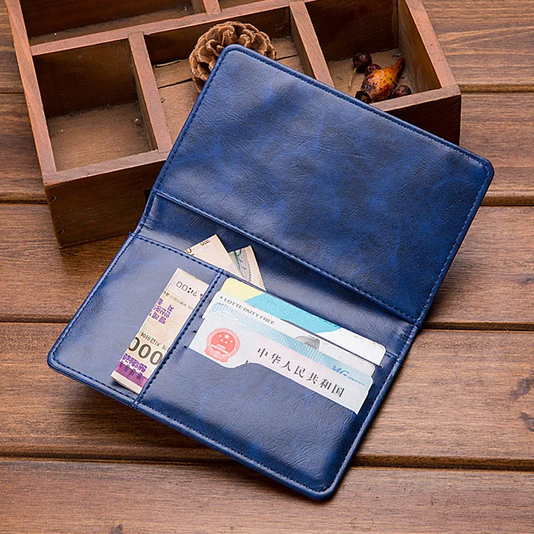 pu leather passport holder