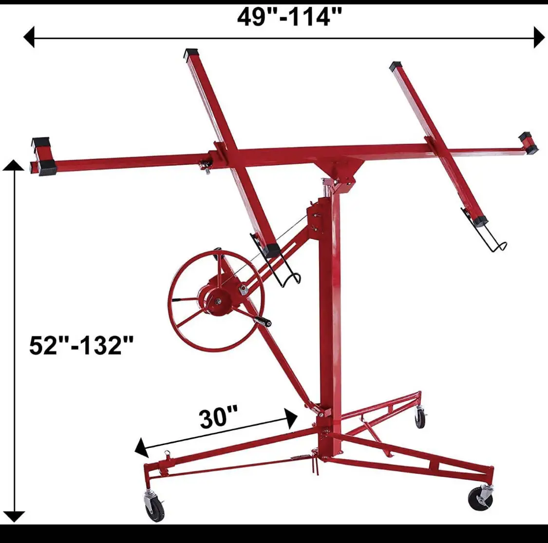 Gypsum Board Hoist Plasterboard Lift Drywall Manual Lifter Hoist Lifter ...