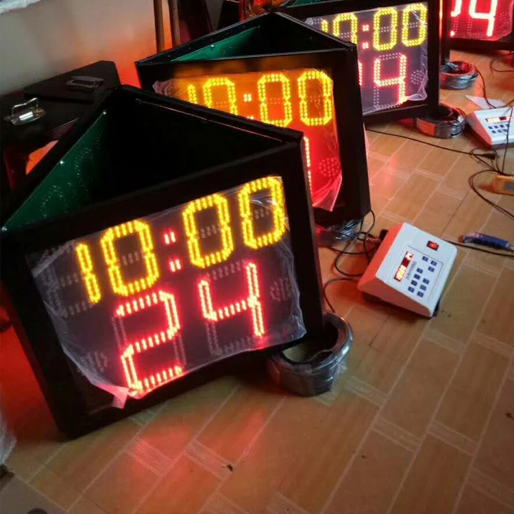 Single 2 3 4 Sides 24 Second Shot Clock For Basketball Competition ...