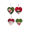 Cheap price holiday hanging decoration 5 inch heart shape best selling christmas items christmas ornament for presents