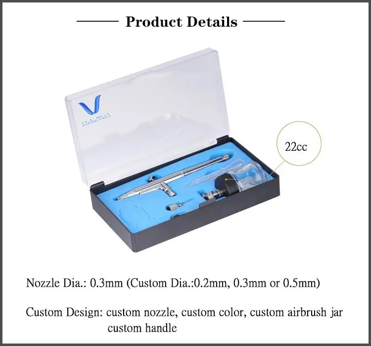 LinhaivetA portable infinity mini airbrush gun kit car air brush machine set