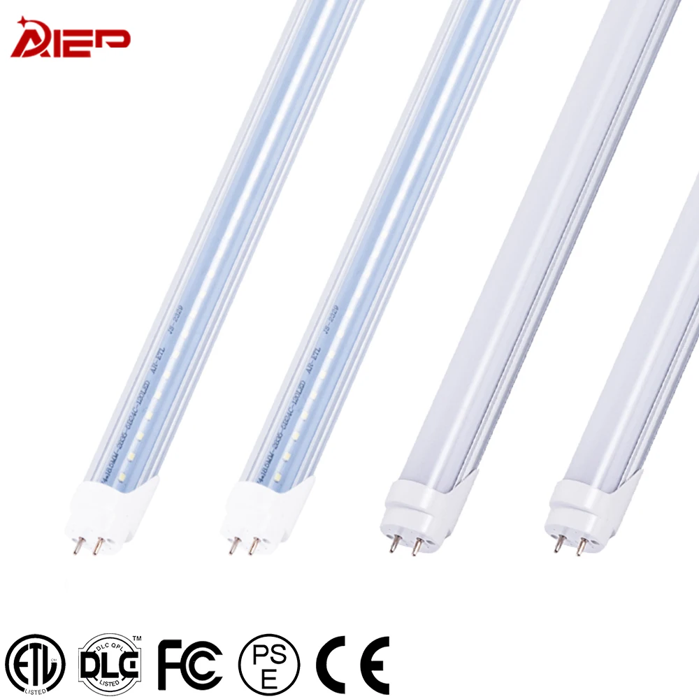 Aluminum PC Clear Milky Cover G13 18W 20W 22W Fluorescent Tube Lamp 2FT 3FT 4FT 5FT 8FT T8 Led Tube Light