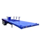 quality flatbed trailer truck trailer 40ft container carrier