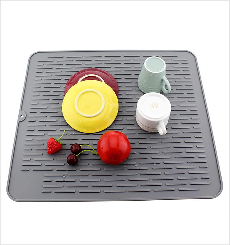 Silicone Dish Drying Mat-large Dish Drainer Mat-sink Mat ...