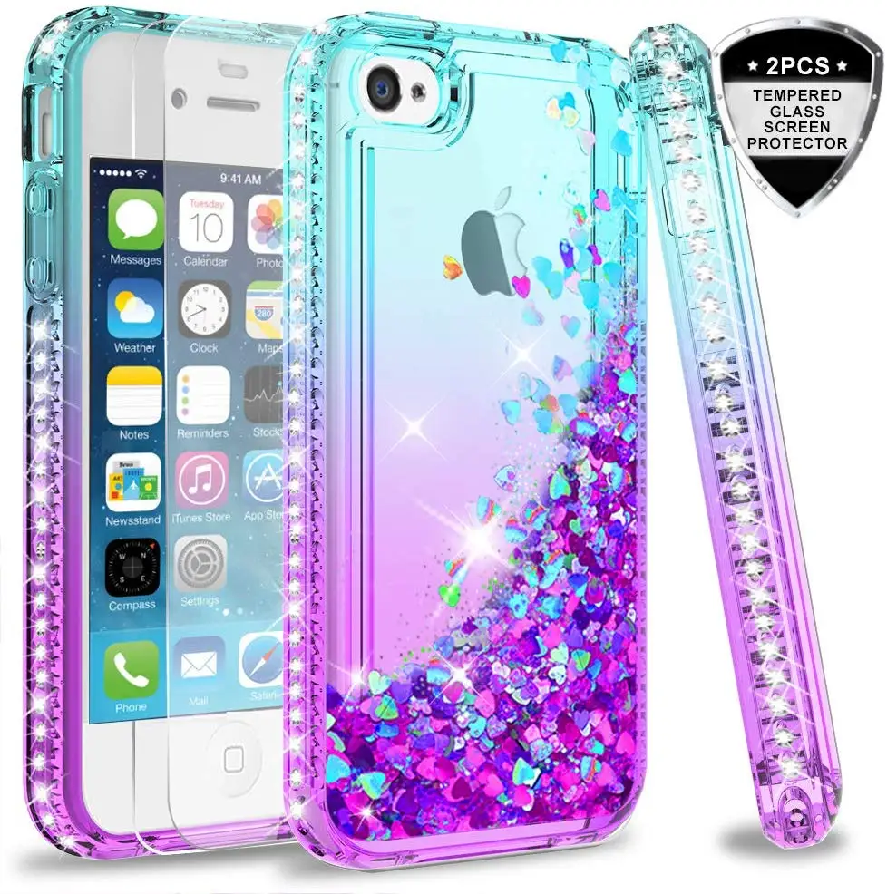 Verraad Weggelaten Belastingen Leyi For Iphone 4s Case With Tempered Glass Screen Protector[2 Pack]  Fashion Soft Silicone Phone Cover - Buy Silicone Phone Cover,Soft Silicone  Phone Case,Fashion Phone Case Product on Alibaba.com
