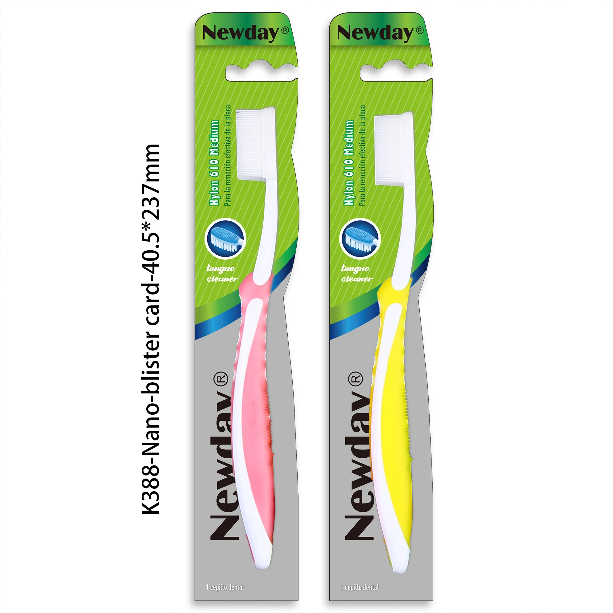 Chinese Soft Bristled Adult Toothbrush With Tongue Cleaner From
