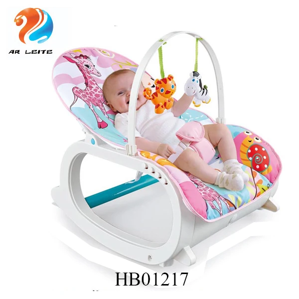 Baby Toddler Rocker Bouncer Safe Vibrating Chair Soothing Music Vibrating Toys 