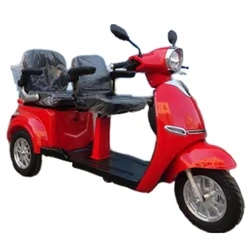 1000W old couple shopping bike reduced mobility elderly Assisted travel Electric Tricycles two seats three wheels scooter