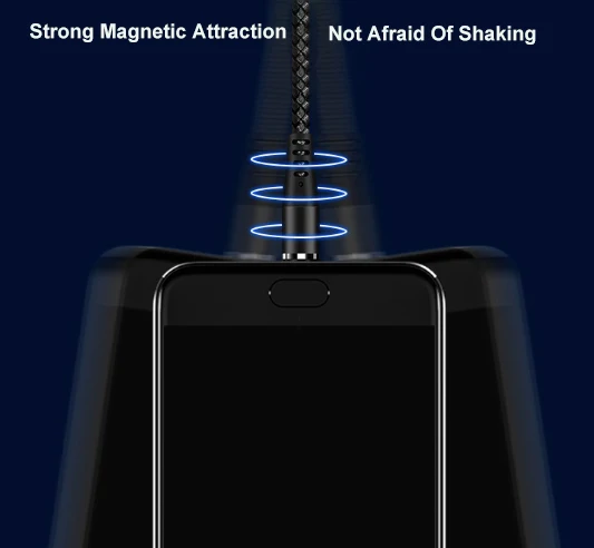 Magnetic USB Cable 1M 2M LED Magnetic Charging USB Cable - ANKUX.COM