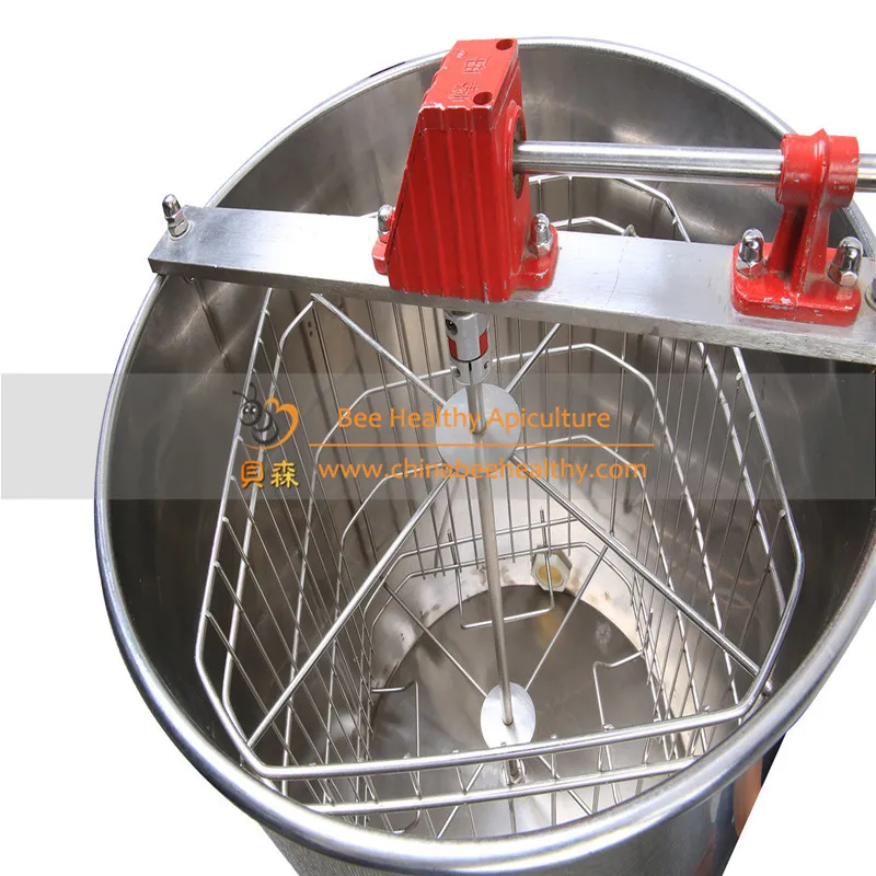 4 frames manual honey bee extractor