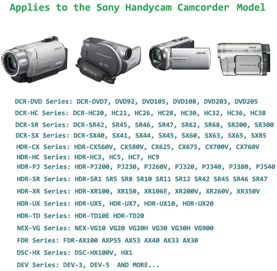 Ac-l200 Ac Power Adapter For Sony Handycam Dcr-sx40 Sx41 Sx45 Sx60 Sx65,Dcr-dvd7  Dvd105 Dvd108 Dvd203 Dvd308 Dvd610 Camcorder - Buy Ac-l200 Ac Power  Adapter,Adapter Power Supply,Desktop Power Supply Product on Alibaba.com