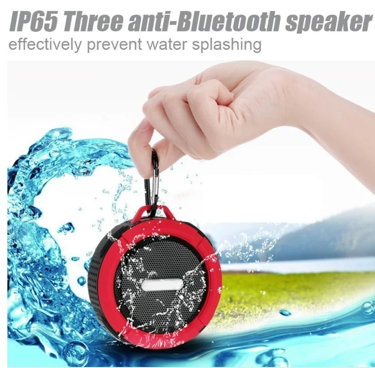 Christmas gift C6 Waterproof Outdoor Blue tooth Speaker TF Wireless Music - ANKUX.COM