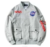 Autumn and winter men's coat cotton coat Air Force one pilot jacket nasa jacket