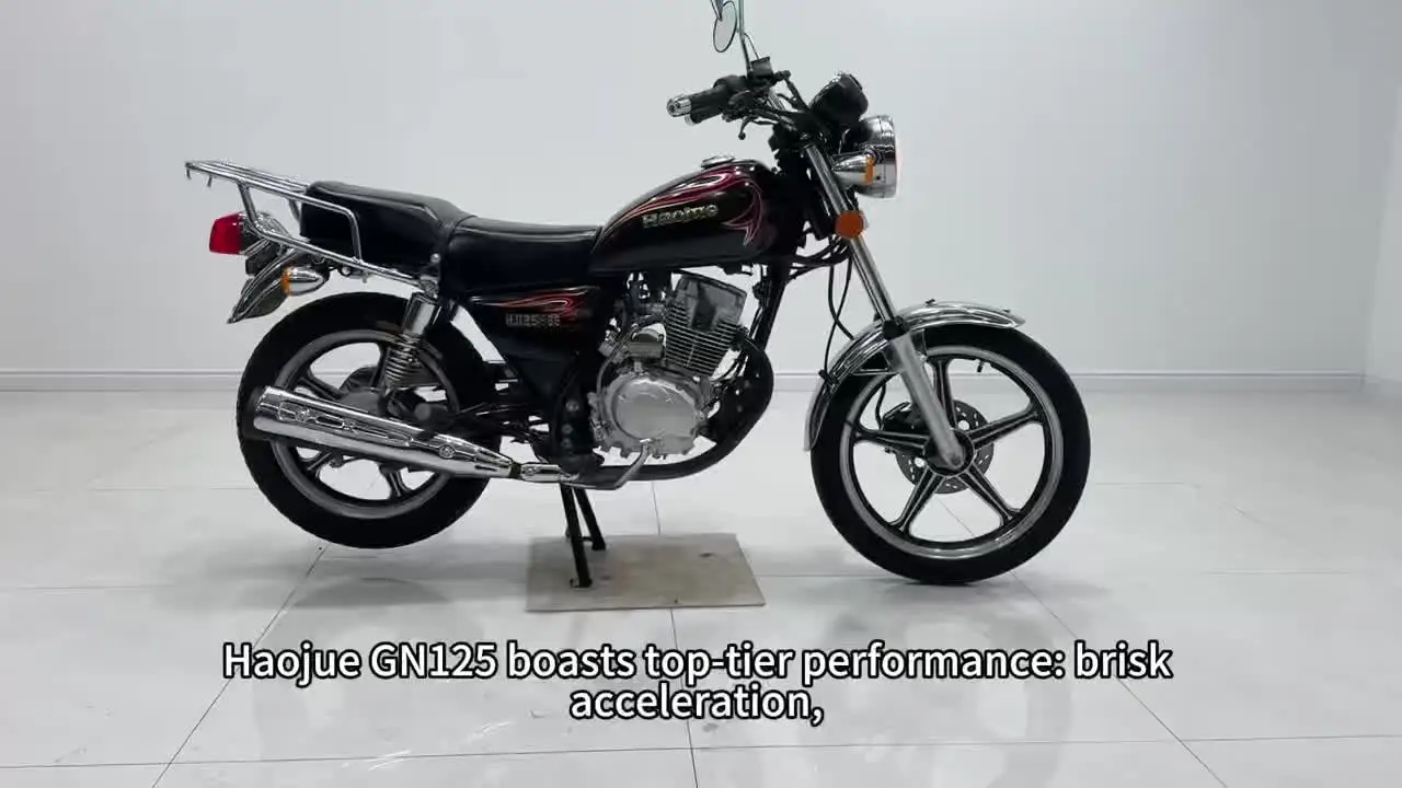 Suzuki GN125 with High-end Disc Brakes and Dual Electric Start