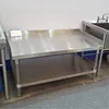 Customized Kitchen Equipment Commercial 2 Tier Stainless Steel Kitchen assembling work table