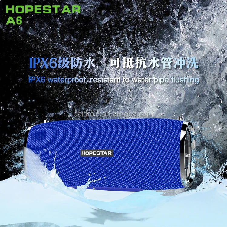 35W Waterproof Hopestar A6 Bluetooth Speaker Audio Speaker Audio Bass Subwoofer Outdoor Portable Wireless Speaker + Mobile Power - ANKUX.COM