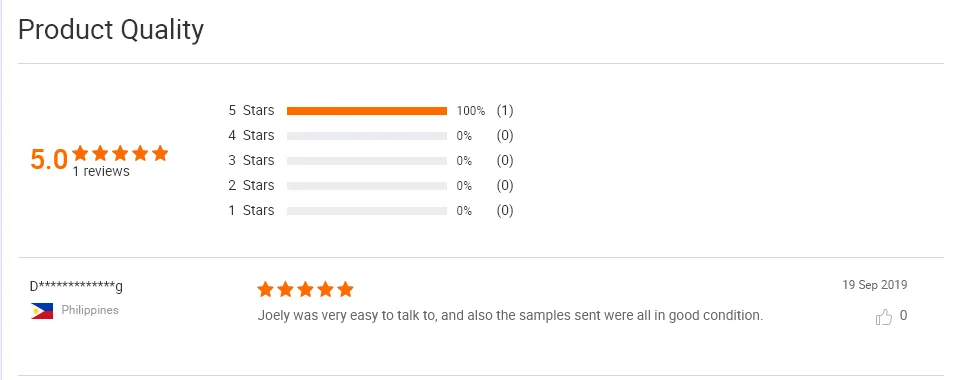 5 stars rating