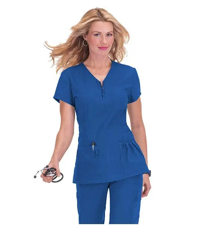 New Style Medical Uniform Capri Scrub Cargo Pants Scrub Top For Nurse ...