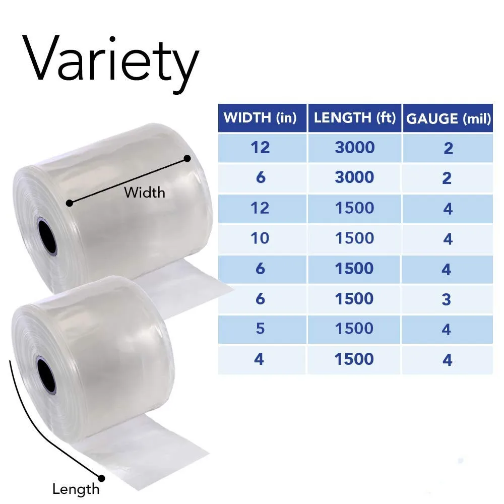 Low Density Polyethylene (ldpe) Heavy Duty Clear Film Poly Tubing For