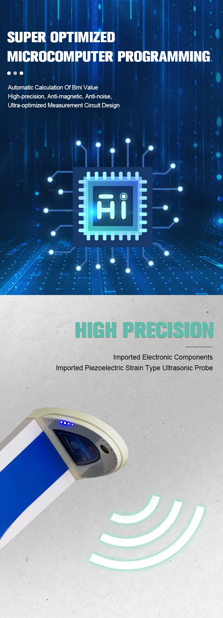 height weight blood pressure machine